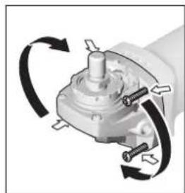 BOSCH GWS 9100 P Professional - 旋转机头 - 1