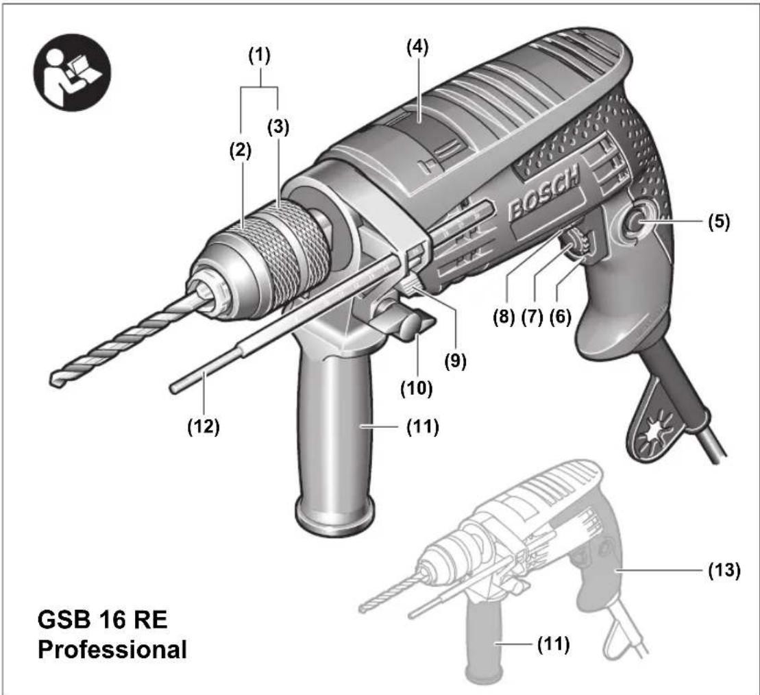 BOSCH GSB 10 RE Professional - 1