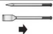 BOSCH GSH 9 VC Professional - Scopo dell'operazione Figura Osservare Pagina - 1