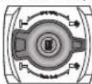 BOSCH GSH 501 Professional - A vésó helyzetének megvaltoztatása (Vario-Lock) - 1