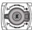 BOSCH GSH 501 Professional - A vésó helyzetének megvaltoztatása (Vario-Lock) - 2