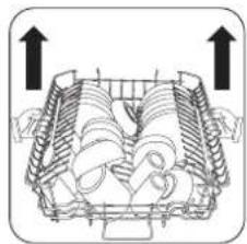ZANUSSI ZDF221 - Pour remettre le panier en place: - 1