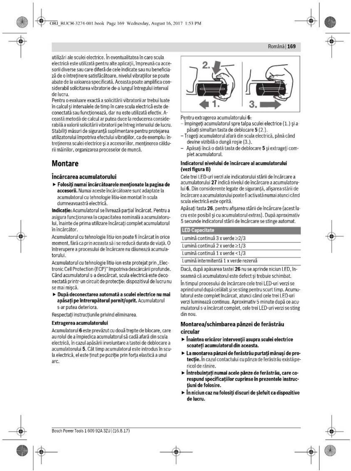 BOSCH GKS 36 VLI Professional - Elemente componente - 2