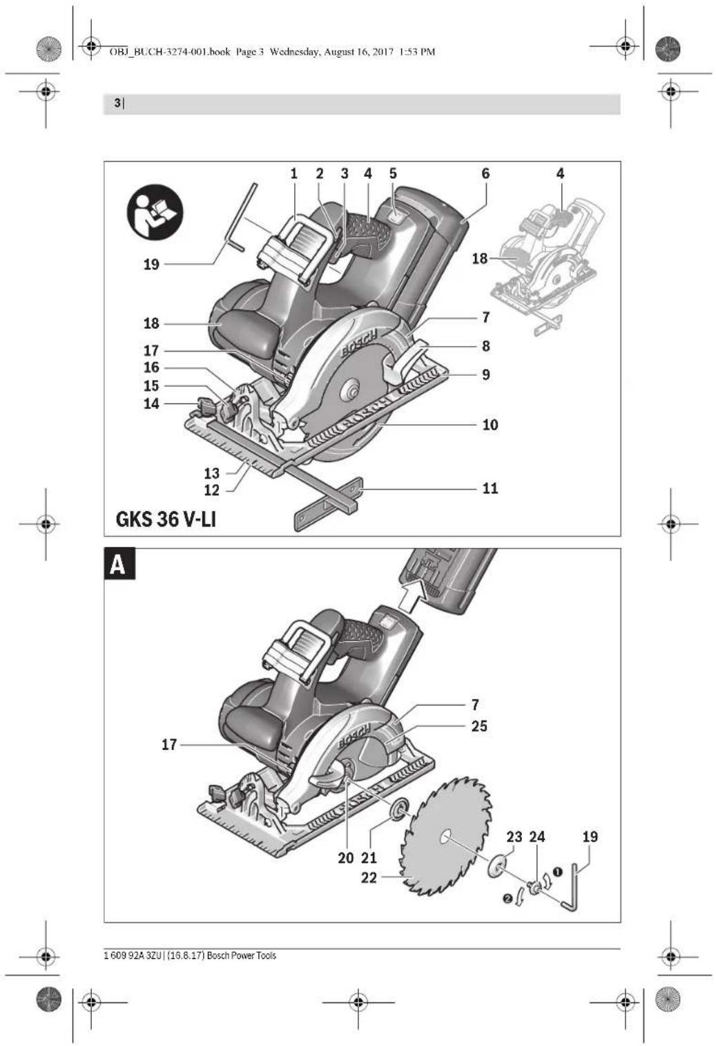 BOSCH GKS 36 VLI Professional - BOSCH - 3
