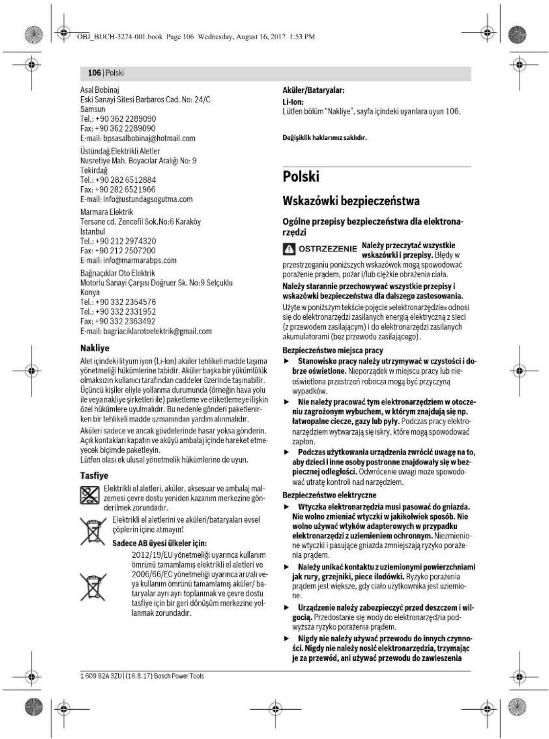 BOSCH GKS 36 VLI Professional - Ankarali Elektrik - 10