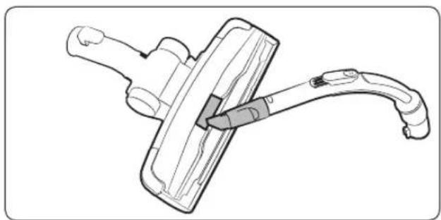 SAMSUNG VC13M3110VG - Cleaning the brush - 1