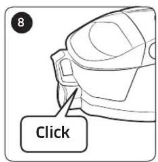 SAMSUNG VC13M3110VG - Cleaning the dust filter - 8
