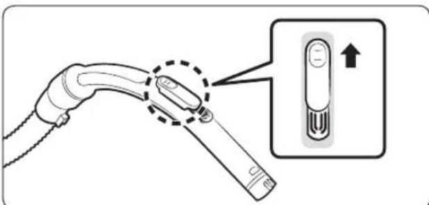 SAMSUNG VC13M3110VG - Using the handle - 1