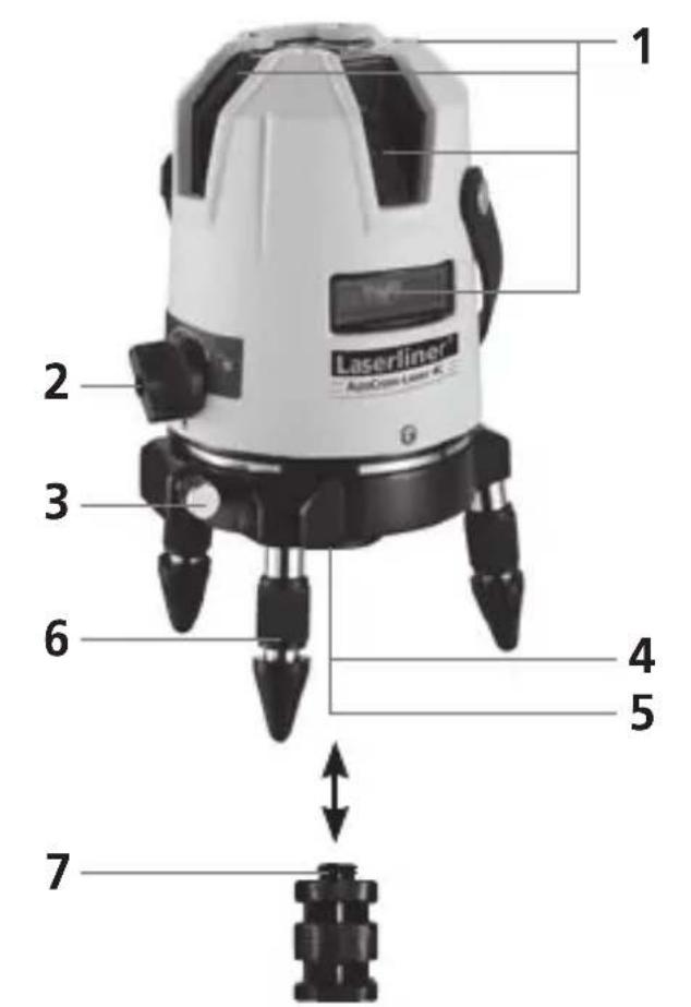 Laserliner AutoCrossLaser 3C Plus - 1nserimento delle batterie - 2