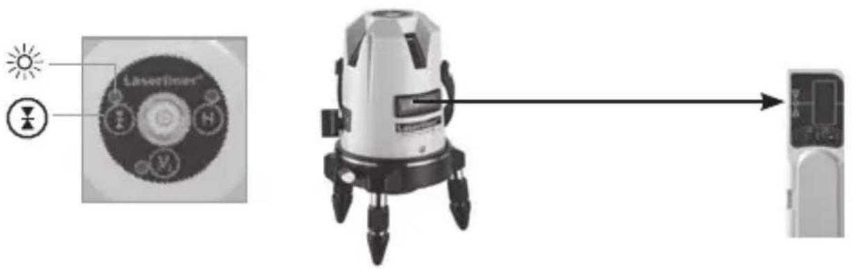 Laserliner AutoCrossLaser 3C Plus - Valinnaisesti: Työskentely laservastaanottimella RX - 1