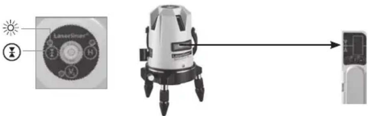 Laserliner AutoCrossLaser 3C Plus - Ekstraudstyr: Arbejdet med lasermodtageren RX - 1