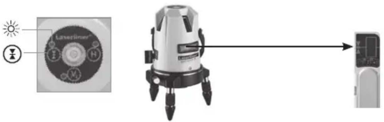 Laserliner AutoCrossLaser 3C Plus - Tillval: Arbete med lasermottagaren RX - 1