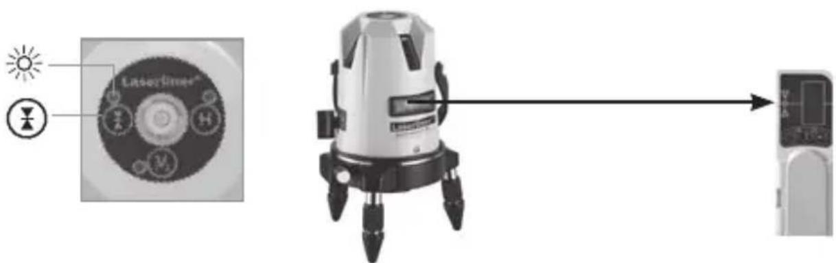 Laserliner AutoCrossLaser 3C Plus - Optional: Arbeiten mit dem Laserempfänger RX - 2