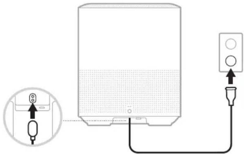 BOSE Home Speaker 450 - CONECTAR O ALTO-FALANTE À ALIMENTAÇÃO - 1