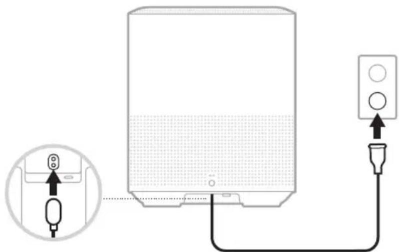 BOSE Home Speaker 450 - KAIUTTIMEN YHDISTÄMINEN VERKKOVIRTAAN - 1