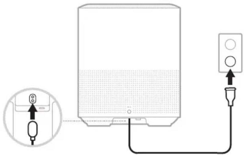 BOSE Home Speaker 450 - 將揚聲器連接至電源 - 1