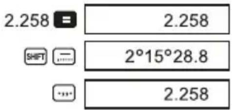 Renkforce RFCA240 - ■ Calculs en degré, minute et seconde - 1
