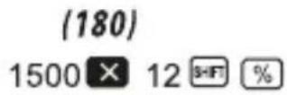 Renkforce RFCA240 - ■ Calculs de pourcentage - 1