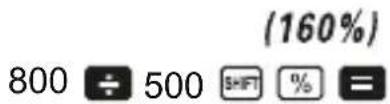 Renkforce RFCA240 - ■ Calculs de pourcentage - 5