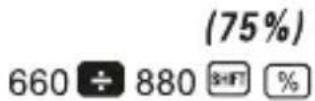 Renkforce RFCA240 - ■ Calculs de pourcentage - 2