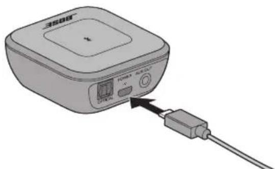BOSE Bluetooth Audio adapter - Connecting to AC power - 1