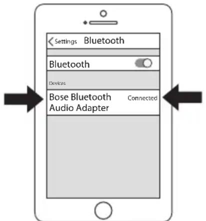 BOSE Bluetooth Audio adapter - モバイル機器をペアリングする - 1