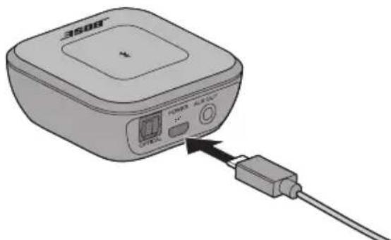 BOSE Bluetooth Audio adapter - Tilslutning af vekselstrøm - 1