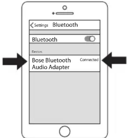 BOSE Bluetooth Audio adapter - Mobileszközök párosítása - 1