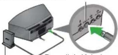 BOSE Wave Bluetooth Music Adapter - Anschließen Ihres Wave® Bluetooth® Music-Adapters - 1