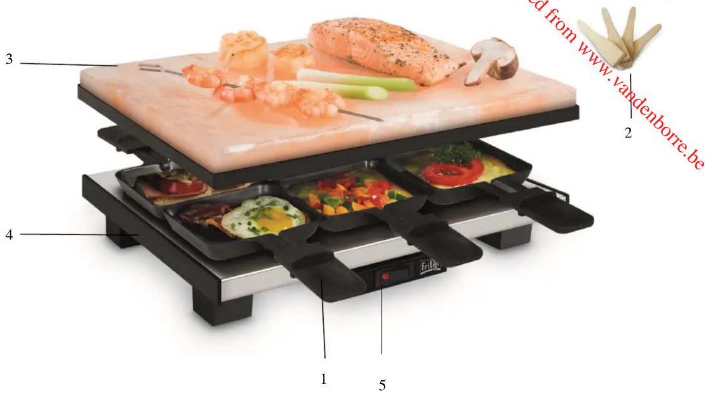 FRITEL SR 3150 - Beschrijving - Description - Beschreibung - 1