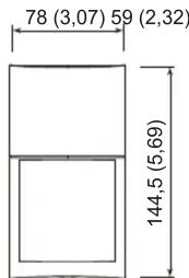 OPTEX QXIST - 5-2. Dimensions - 1