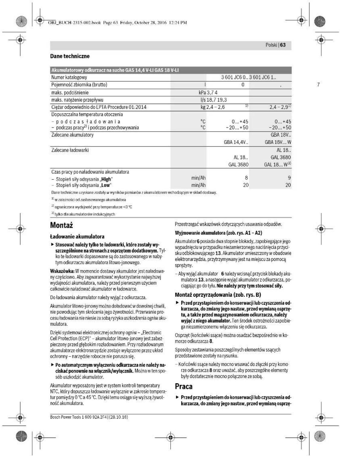 BOSCH GAS 18 VLI Professional - Przedstawione graficznie komponenty - 6