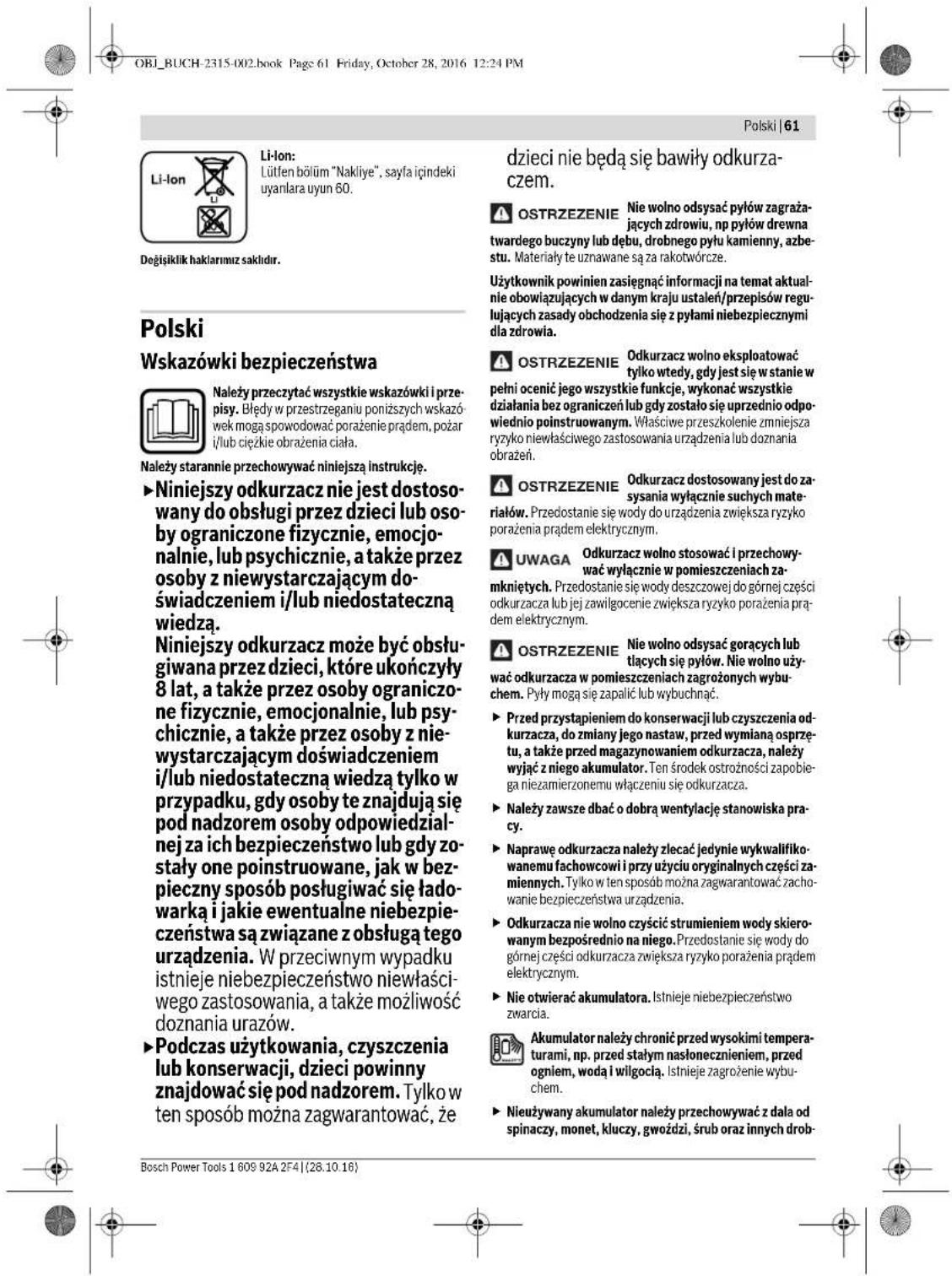 BOSCH GAS 18 VLI Professional - Türkce - 9