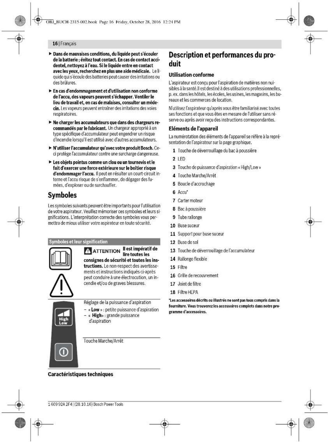 BOSCH GAS 18 VLI Professional - Great Britain - 9