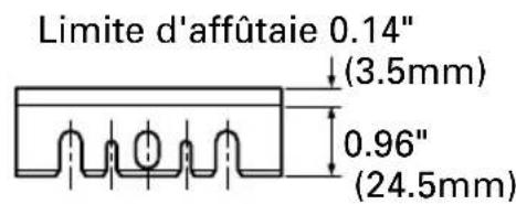 HITACHI P 20SB - AFFUTAGE DES LAMES - 6