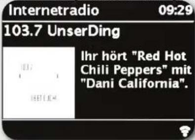 Imperial Dabman i550 CD - Playback display - 1