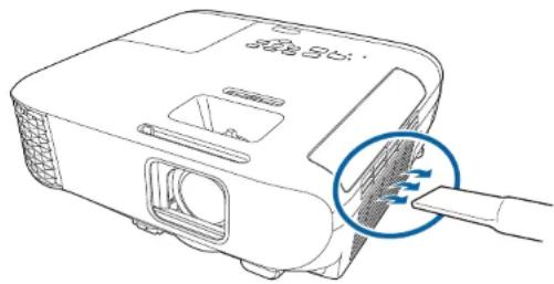 EPSON EBW49 - Nettoyage du filtre à air et des grilles d'aération - 1