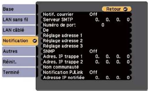 EPSON EBW49 - Configurer la surveillance avec SNMP - 1