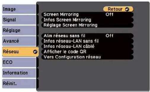 EPSON EBW49 - Projection sur réseau câblé - 1
