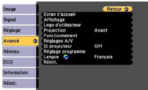 EPSON EBW49 - Enregistrement d'une image de logo d'utilisateur - 2