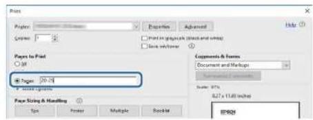 EPSON EBW49 - Imprimer uniquement les pages dont vous avez besoin - 1