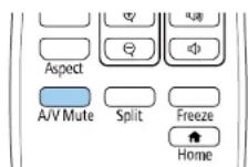 EPSON EBW49 - Modifier le mode de projection à l'aide de la télécommande - 1