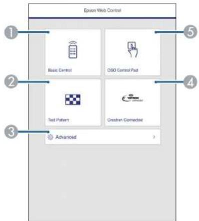 EPSON EBW49 - Contrôler un projecteur en réseau à l'aide d'un navigateur Web - 2