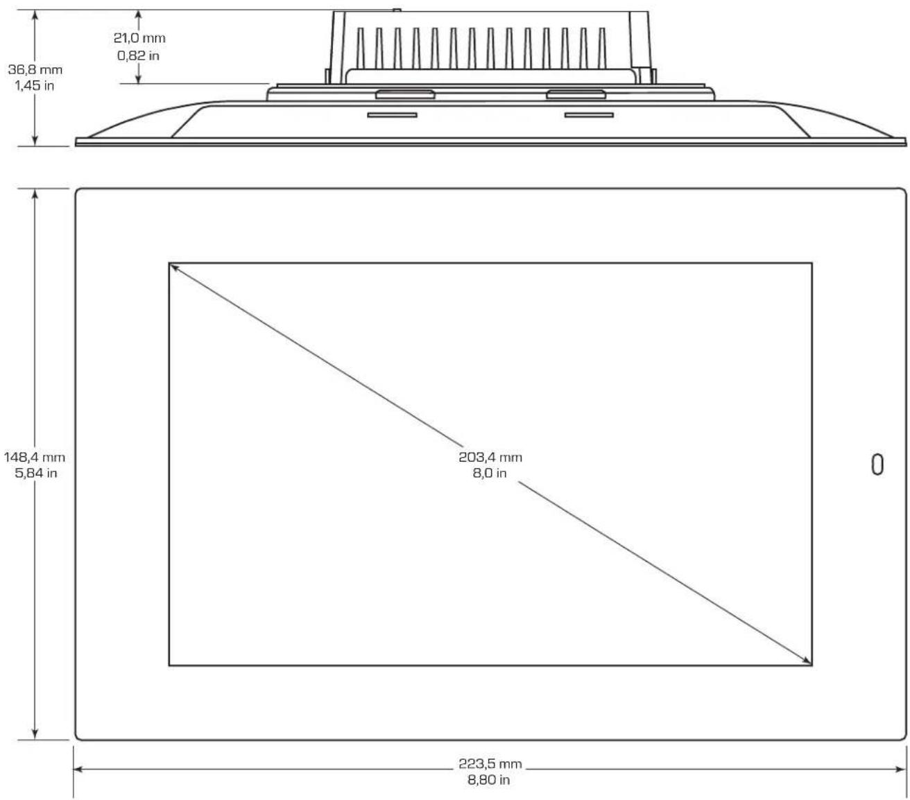QSC TSC116wG2 - Dimensions - 2