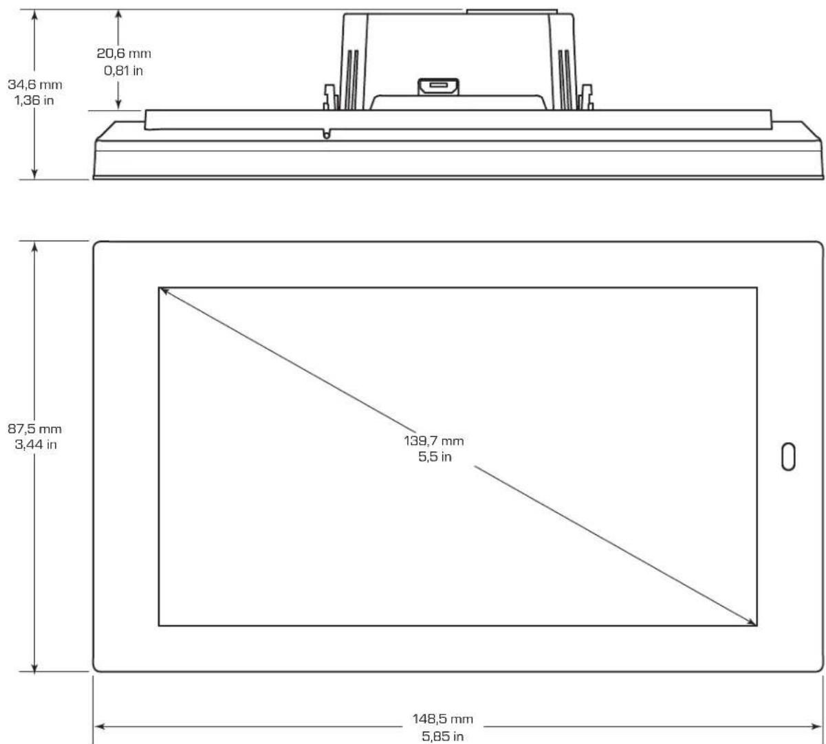 QSC TSC116wG2 - Dimensions - 1