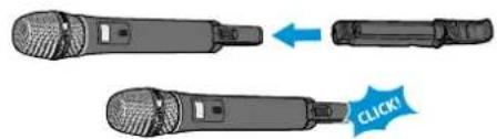SENNHEISER SKMS D1 - Changer la tete de micro - 2