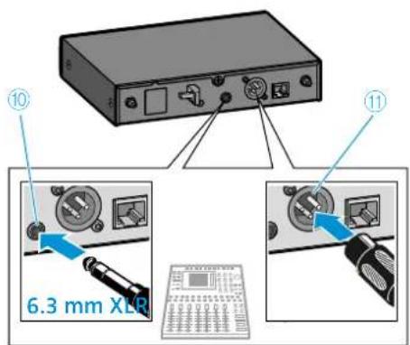 SENNHEISER SKMS D1 - Raccorder le recepteur à un p提供优质 de mixage - 1