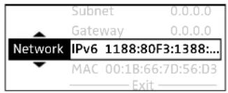 SENNHEISER SKMS D1 - Afficher l'adresse IPv6 - 1