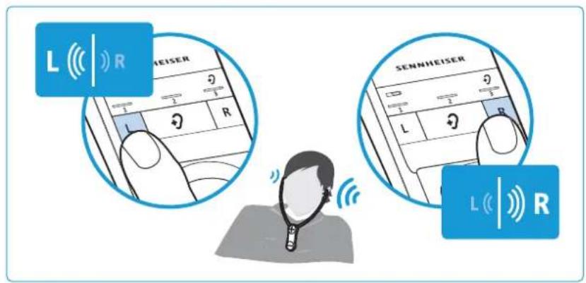 SENNHEISER Set 860 - Régler la balance - 1