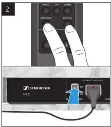 SENNHEISER HE 1 - Calibrer les composants mécaniques - 2